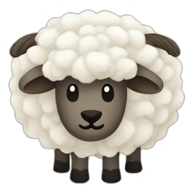 Sheep sweater sticker