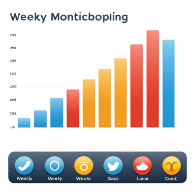 weekly monitoring sticker