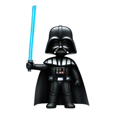 un mini darth vader sticker