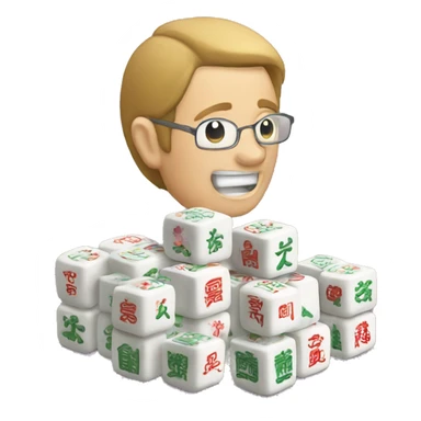 Mahjong Night sticker