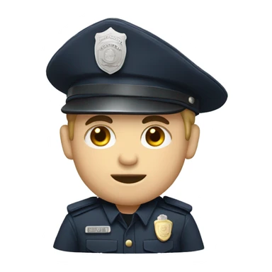 Policier mort sticker