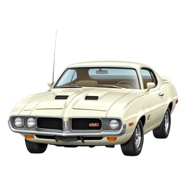 1970 white maverick sticker