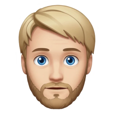 PewDiePie with blue eyes sticker