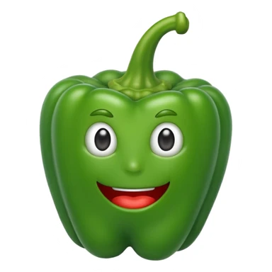 green pepper sticker