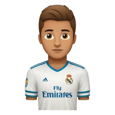 real madrid soccer player sticker