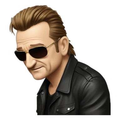 Bono u2 sticker