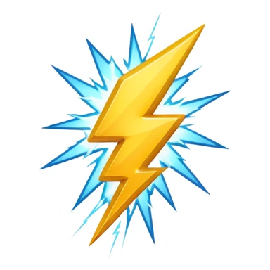 lightning bolt sticker