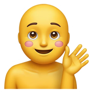 Slapping the neck of a emoji  sticker