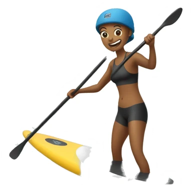 paddle boarding sticker