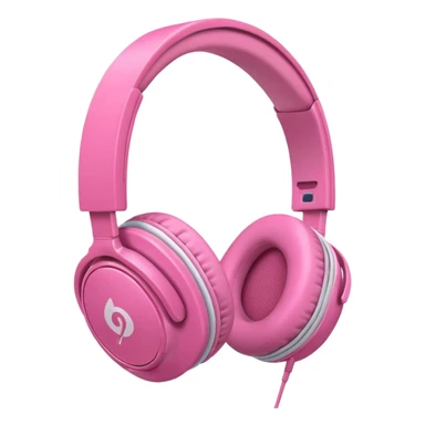 Pink Headphone other model sticker