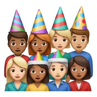 lets party word sticker