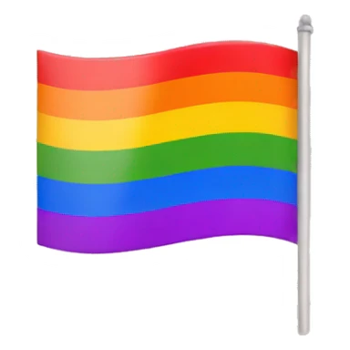 Gay flag sticker