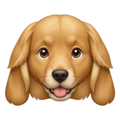 dog with big ear piercing on tip of the ear sticker