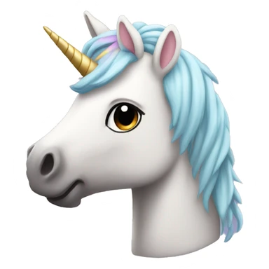 Unicorn wearing hoodie and beanie sticker