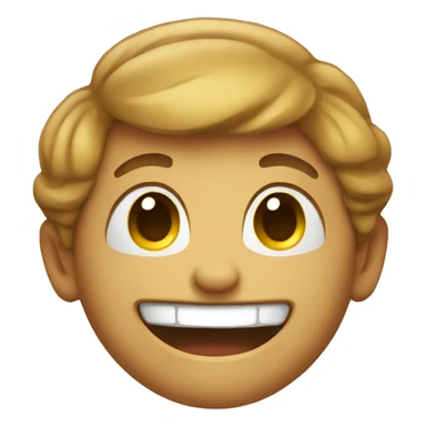 Smiling emoji with a affectionate expression  sticker