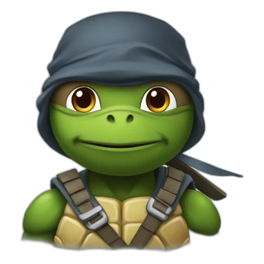 ninja-turtle-working sticker