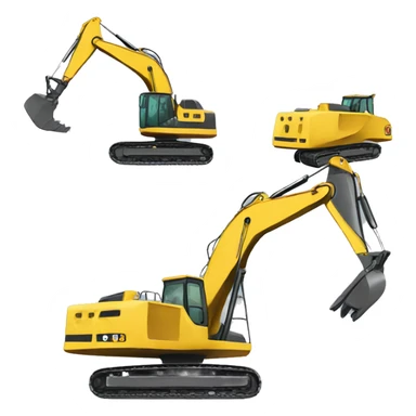 SpongeBob excavator sticker
