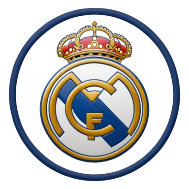 Real madrid logo sticker