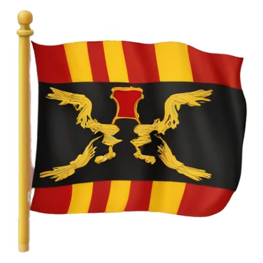 bandera del imperio español sticker