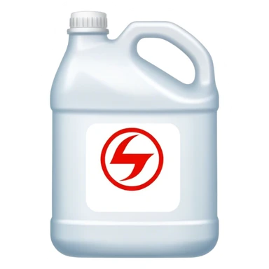 Gallon of bleach sticker