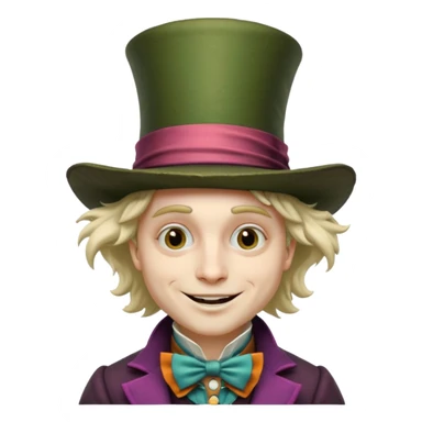 Mad Hatter from Alice in Wonderland movie sticker