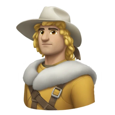 huron blanco sticker