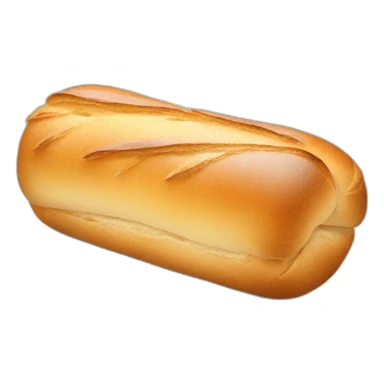 chat avec une baguette de pain sticker