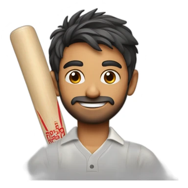 Anirudh Ravichander Playing Cricket sticker