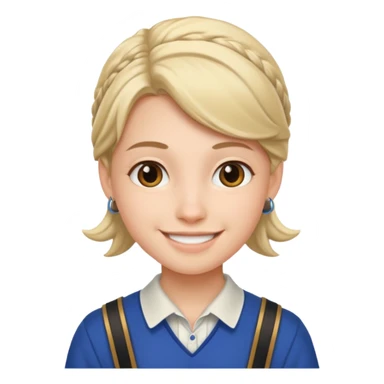 Europe styled student sticker