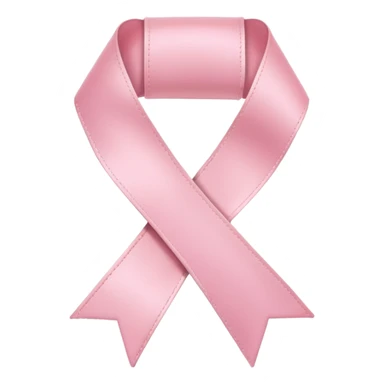 aesthetic pastel pink ribbon, delicate and cute, no text sticker