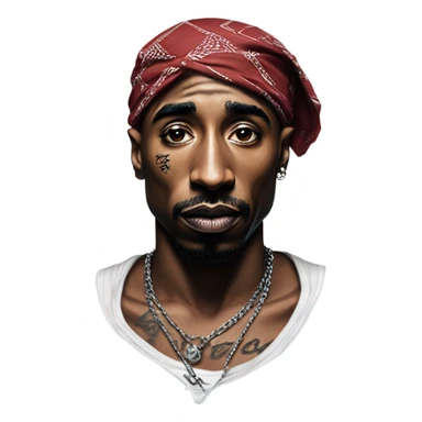 tupac shakur  sticker