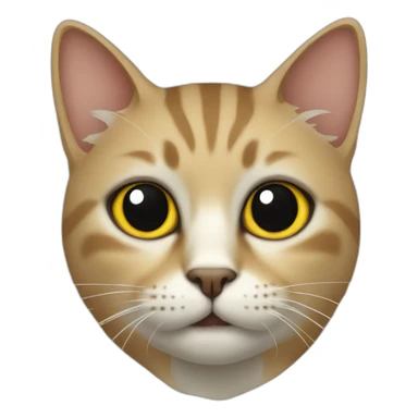 cat with coding sticker