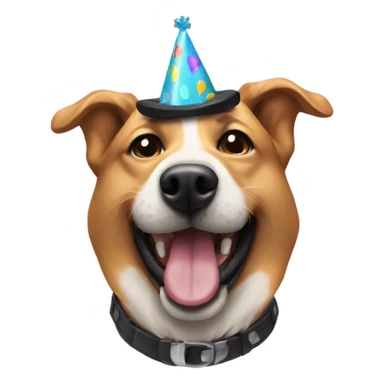 Party animal dog sticker