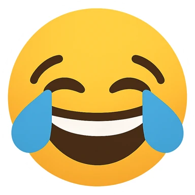 laughing face emoji sticker