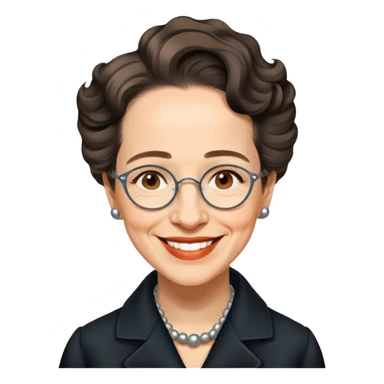 portrait of Hannah Arendt sticker