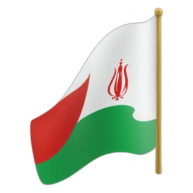 The flag of the Shah of Iran sticker