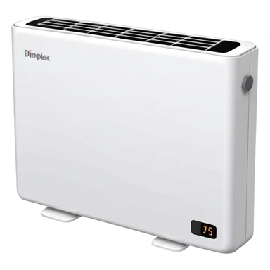 dimplex thin panel heater with no holes on top sticker