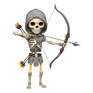 dnd 5e skeleton archer sticker