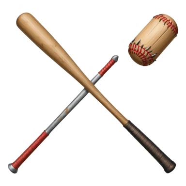 baseball bat with nails from stranger things sticker