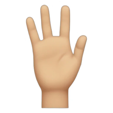 mano señalando sticker