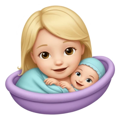 new born baby gỉrl sticker