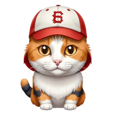 Baseball catu sticker