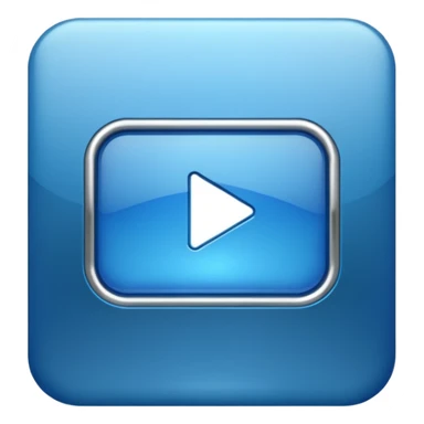 Video player icon sticker