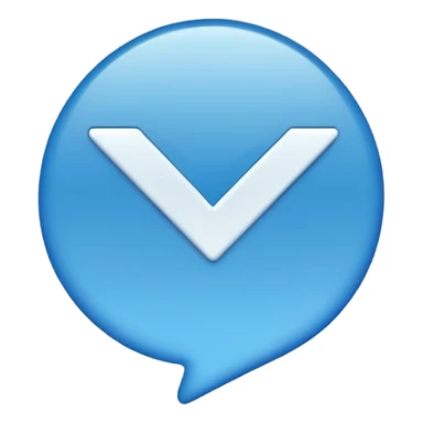 Blue tick make look real  sticker