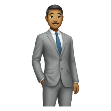 people wearing suit standing infront of building sticker