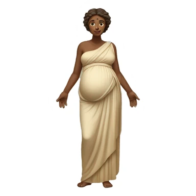ancient greek woman pregnant sticker