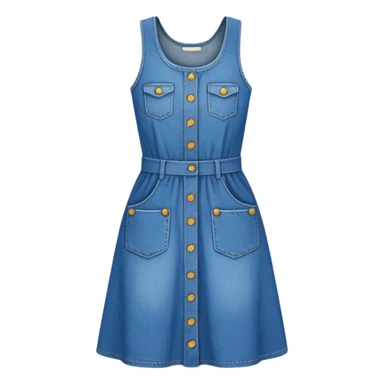 denim dress sticker