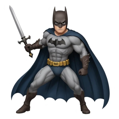 Batman with a sword sticker
