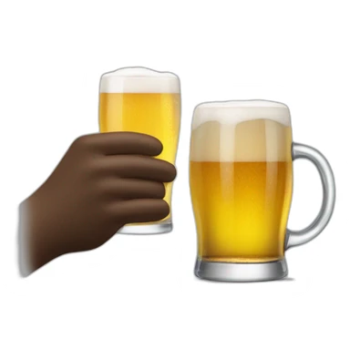 Bugatti Chiron drinking a beer sticker