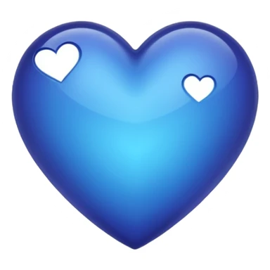 Indigo heart  sticker
